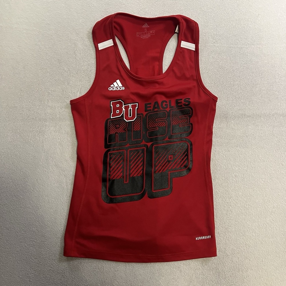 Boston College Eagles Adidas Tank Top Shirt Women's Small Red Racerback Workout